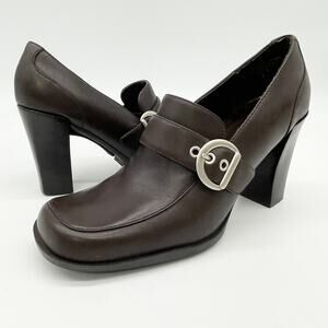 Kenneth Cole Reaction Women Pumps‎ Size 7 Classic Retro Minimal Modern Y2K